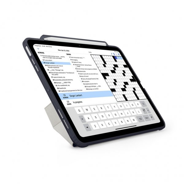 Pipetto iPad Pro 11 (M4/M5) Suojakotelo Origami No3 Pencil Case Tumman sininen