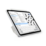 Pipetto iPad Pro 11 (M4/M5) Kotelo Origami No3 Pencil Case Valkoinen