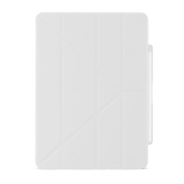 Pipetto iPad Pro 11 (M4/M5) Kotelo Origami No3 Pencil Case Valkoinen