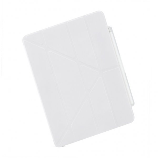 Pipetto iPad Pro 11 (M4/M5) Kotelo Origami No3 Pencil Case Valkoinen