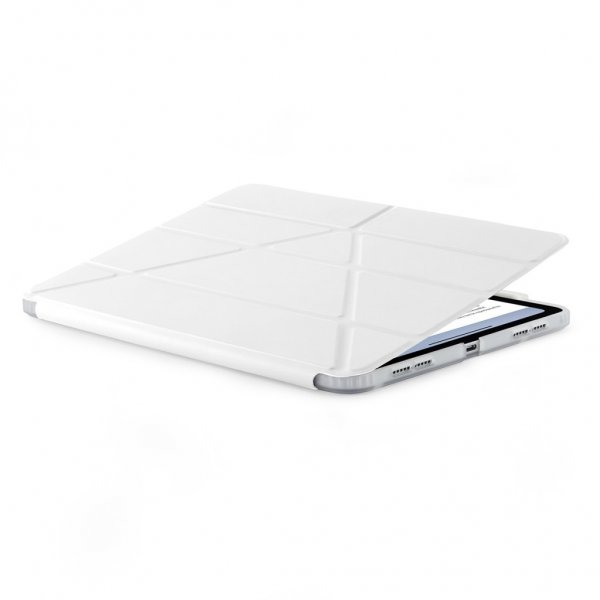 Pipetto iPad Pro 11 (M4/M5) Kotelo Origami No3 Pencil Case Valkoinen