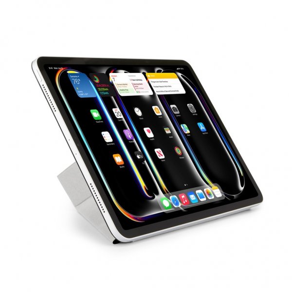 Pipetto iPad Pro 11 (M4/M5) Kotelo Origami No4 Slim Folio Case Musta