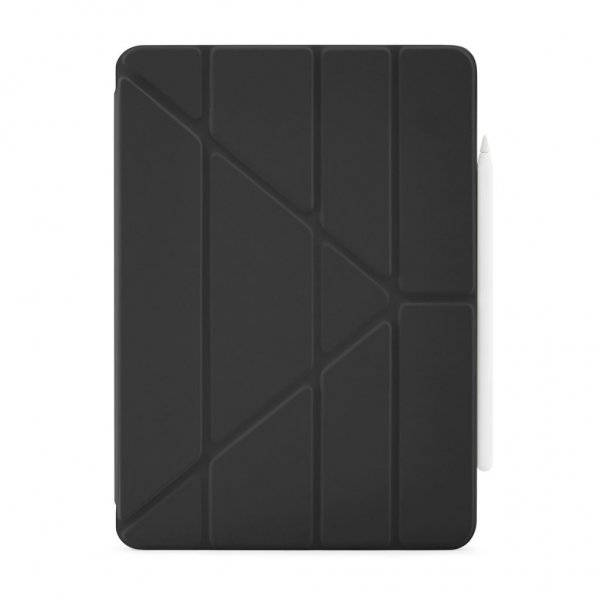 Pipetto iPad Pro 11 (M4/M5) Kotelo Origami No4 Slim Folio Case Musta