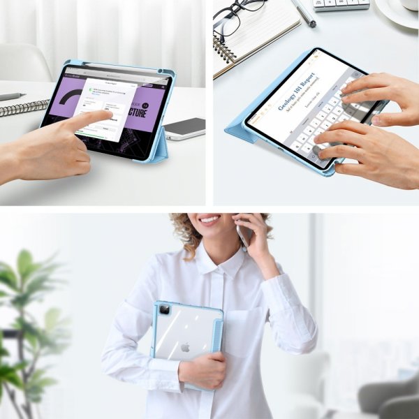 Dux Ducis iPad Pro 11 (M4/M5) -suojakotelo TOBY Series, sininen