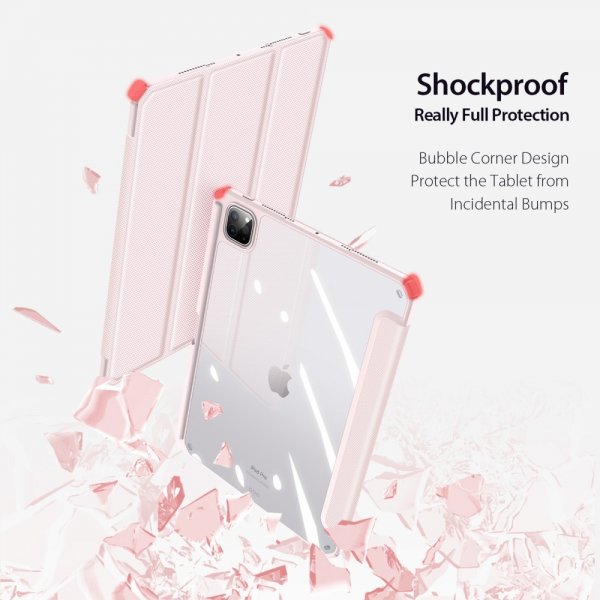Dux Ducis iPad Pro 11 (M4/M5) Suojakotelo TOBY-sarja Vaaleanpunainen