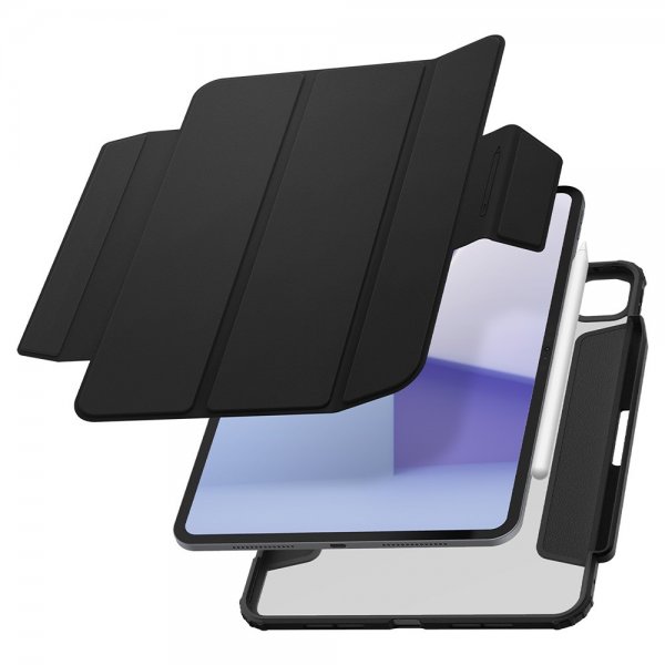 Spigen iPad Pro 11 (M4/M5) Suojakotelo Air Skin Pro Musta