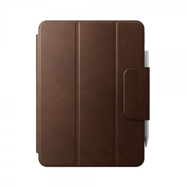 Nomad iPad Pro 11 (M4/M5) Folio Nahka Ruskea