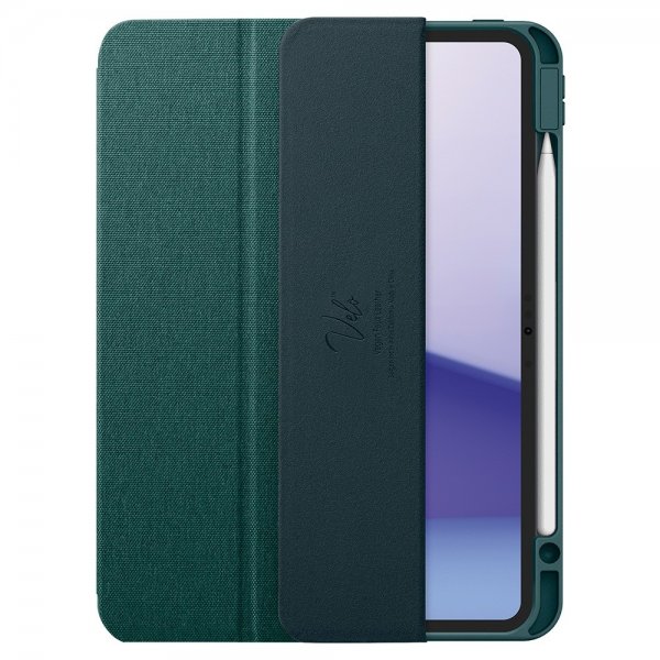 Spigen iPad Pro 11 (M4/M5) Urban Fit -suojakotelo, Midnight Green