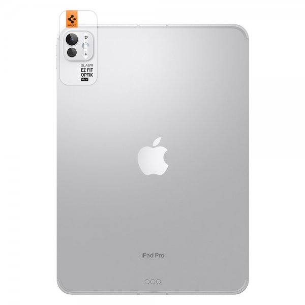 Spigen iPad Pro 11 (M4/M5)/iPad Pro 13 (M4/M5) Kameran suojalasi Glas.tR EZ Fit Optik Metal Silver