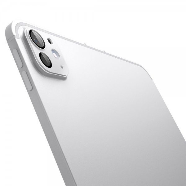 Spigen iPad Pro 11 (M4/M5)/iPad Pro 13 (M4/M5) Kameran suojalasi Glas.tR EZ Fit Optik Metal Silver