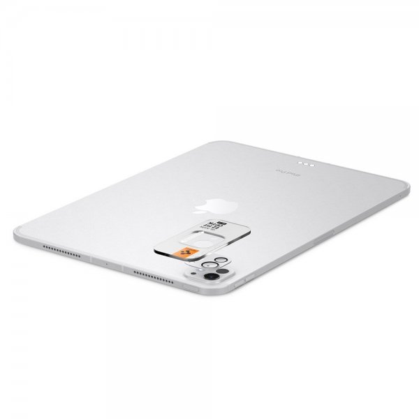 Spigen iPad Pro 11 (M4/M5)/iPad Pro 13 (M4/M5) Kameran suojalasi Glas.tR EZ Fit Optik Metal Silver