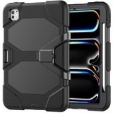 iPad Pro 11 (M4/M5) Heavy Duty Armor -kuori, musta