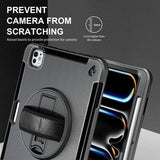 4smarts iPad Pro 11 (M4/M5) Suojakotelo Rugged Case Grip Musta