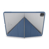 Pipetto iPad Pro 12.9 (gen 4/5/6) Origami No1 -suojakotelo, sininen