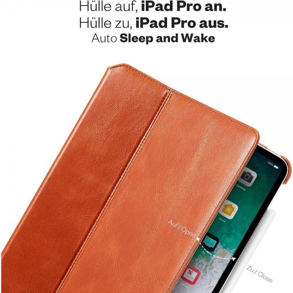 KAVAJ iPad Pro 12.9 (sukupolvet 4/5/6) Suojakotelo Berlin Ruskea