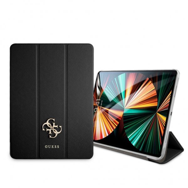 Guess iPad Pro 12.9 2020/2021 Suojakotelo Saffiano Musta