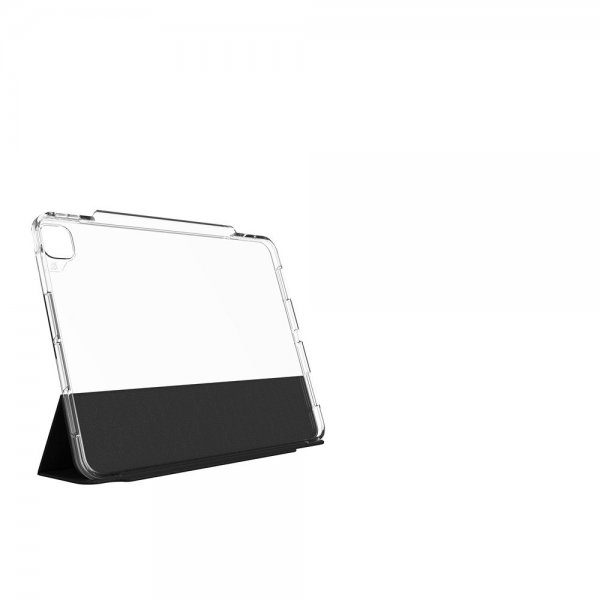 ZAGG iPad Pro 13 (M4/M5) Folio Crystal Palace -suojakotelo, musta/läpinäkyvä