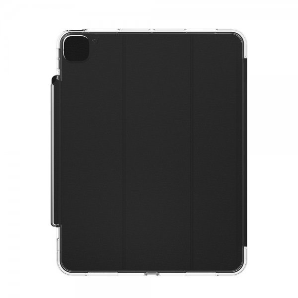 ZAGG iPad Pro 13 (M4/M5) Folio Crystal Palace -suojakotelo, musta/läpinäkyvä