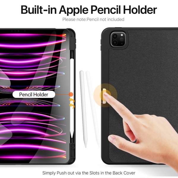 Dux Ducis iPad Pro 13 (M4/M5) Suojakotelo DOMO-sarja Musta