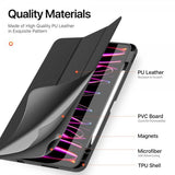 Dux Ducis iPad Pro 13 (M4/M5) Suojakotelo DOMO-sarja Musta