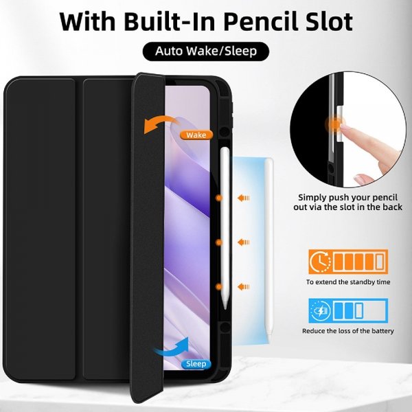 4smarts iPad Pro 13 (M4/M5) Folio Case Basic, musta