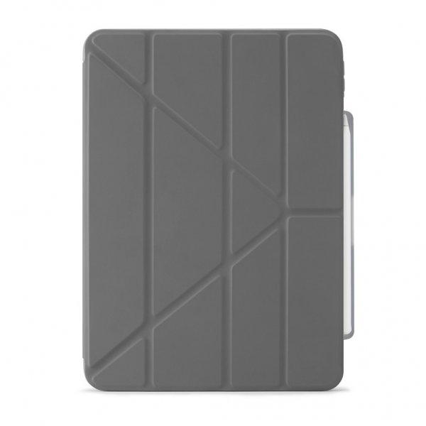 Pipetto iPad Pro 13 (M4/M5) -suojakotelo Origami No3 Pencil Case, harmaa
