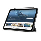 Pipetto iPad Pro 13 (M4/M5) -suojakotelo Origami No3 Pencil Case, harmaa