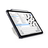 Pipetto iPad Pro 13 (M4/M5) -suojakotelo Origami No3 Pencil Case, tummansininen