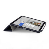 Pipetto iPad Pro 13 (M4/M5) -suojakotelo Origami No3 Pencil Case, tummansininen