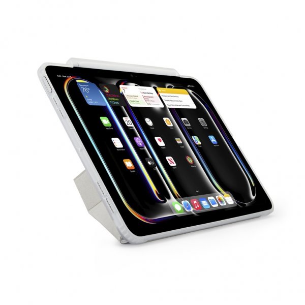 Pipetto iPad Pro 13 (M4/M5) Suojakotelo Origami No3 Pencil Case Valkoinen