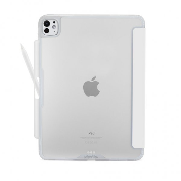 Pipetto iPad Pro 13 (M4/M5) Suojakotelo Origami No3 Pencil Case Valkoinen