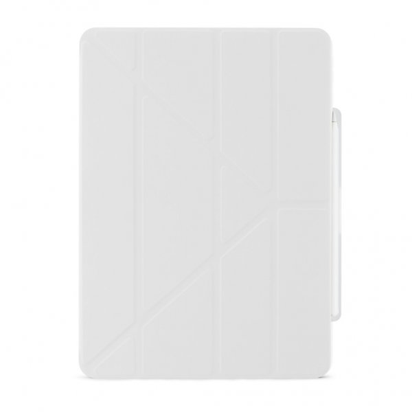 Pipetto iPad Pro 13 (M4/M5) Suojakotelo Origami No3 Pencil Case Valkoinen