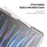 Dux Ducis iPad Pro 13 (M4/M5) -suojakotelo, TOBY Series, vaaleanpunainen