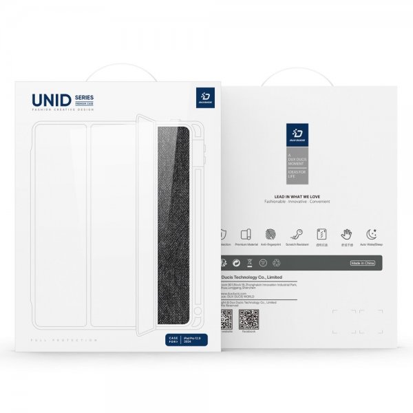 Dux Ducis iPad Pro 13 (M4/M5) -kotelo UNID Series musta