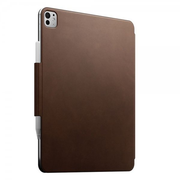 Nomad iPad Pro 13 (M4/M5) Folio-kotelo, nahka, ruskea