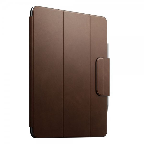 Nomad iPad Pro 13 (M4/M5) Folio-kotelo, nahka, ruskea