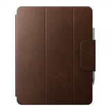 Nomad iPad Pro 13 (M4/M5) Folio-kotelo, nahka, ruskea