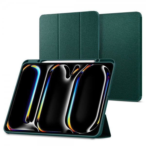 Spigen iPad Pro 13 (M4/M5) Kotelo Urban Fit Midnight Green