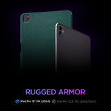 Spigen iPad Pro 13 (M4/M5) Kotelo Urban Fit Midnight Green