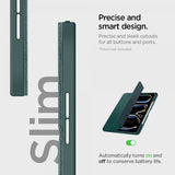 Spigen iPad Pro 13 (M4/M5) Kotelo Urban Fit Midnight Green