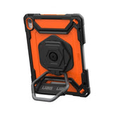 Urban Armor Gear (UAG) iPad 10.9 (10. sukupolvi)/iPad 11 (A16) Plasma Kickstand & Handstrap -suojakotelo, oranssi-musta