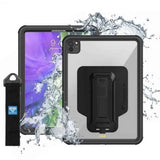 Armor-X iPad Pro 11 (2./3./4. sukupolvi) vedenpitävä suojakuori, musta/kirkas