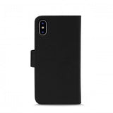 Puro iPhone X/iPhone Xs Lompakkokotelo Detachable 2 in 1 Musta