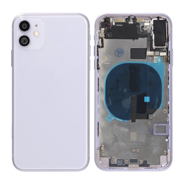 iPhone 11 Takakansi täydellisellä Premium-kehyksellä - violetti