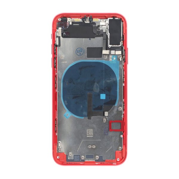 iPhone 11 Takakansi, jossa Täysi Premium-kehys - Punainen