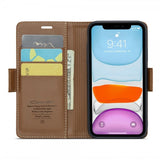 CaseMe iPhone 11 -suojakotelo 023-sarja Ruskea
