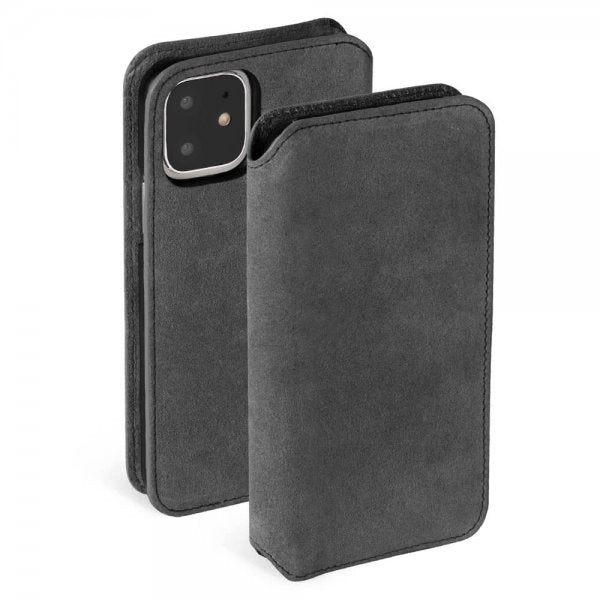 Krusell iPhone 11 -suojakotelo Broby PhoneWallet Stone