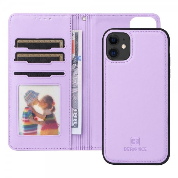 Betopnice iPhone 11 -kotelo irrotettavalla kuorella 005 Violetti