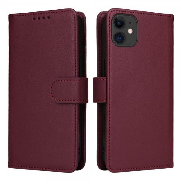 Betopnice iPhone 11 -kotelo irrotettavalla kuorella 005 Punainen