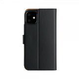 Xqisit iPhone 11 -kotelo, Slim Wallet Selection, musta